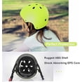 thumbnail image 5 of Kids Bike Helmet for Toddlers 3-8 Years, Adjustable Lightweight Multi-Sport Protection for Cycling & Skateboarding - Yellow, 5 of 7