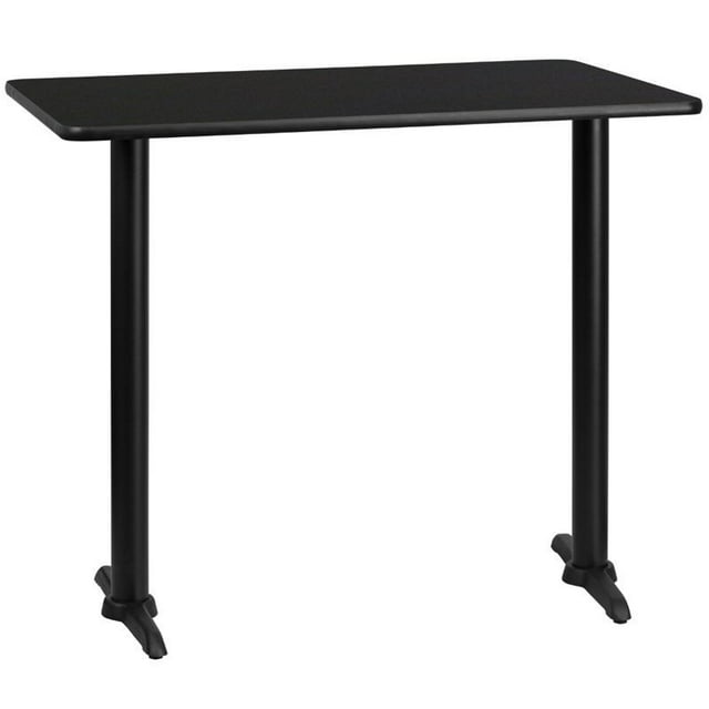 Bowery Hill 30" x 48" Table de Bar en Noir