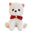 thumbnail image 4 of Peluche de perro blanco para decoración de sala de estar, cumpleaños infantil. diseño rojo, 4 of 9