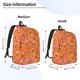 thumbnail image 2 of Balery Spider Mochila Clásica Impresa Básica para Viaje, Mochila Escolar Resistente al Agua, Mochila de Lona con Correas Ajustables-Medium, 2 of 5