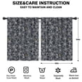 thumbnail image 2 of Blackout Kids Curtains,Spider Web Halloween Pattern Childrens Insulated Curtains Set Of 2,Bedroom Essentials,Toddler Room Decor 42"x54", 2 of 5