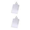 thumbnail image 1 of Frasco de alcohol de licor de cadera Injueey plástico duradero Easy-toCap Blanco 2Conjunto, 1 of 1