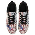 thumbnail image 2 of Doberman Pinscher Celebrate Fourth Of July Independent Running Shoes Sneakers Mesh Black Size 8.5, 2 of 5