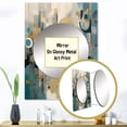 thumbnail image 3 of Designart "Reality Transcendence V" Abstract Landscape Mirror Wall Decor - Modern Green Landscapes Living Room Wall Mirror Art - 40" x 30" Inch, 3 of 5