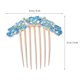 thumbnail image 4 of Peineta de flores para el cabello, peineta para novia, peineta para el cabello, peineta para peinado de boda, 4 of 5