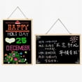 thumbnail image 2 of Small Blackboard Hanging Billboards for Shops Menu Price Display Board Wall-Hanging Commercial Price List, 2 of 5