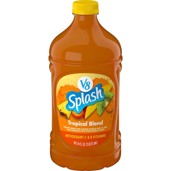 V8 Splash Tropical Blend Flavored Beverage, 64 fl oz Bottle