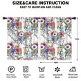 thumbnail image 2 of Blackout Kids Curtains,Pioneer Flower Floral Print Pattern Childrens Insulated Curtains Set Of 2,Bedroom Essentials,Toddler Room Decor 42"x54", 2 of 5