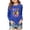 Blue, variant on XEGLSBU Shirts for Girls 14/16 Stylish Kids Long Sleeve Graphic Tee Soft Casual Shirt for Girls and Boys Purple Size 5-6 Years