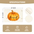 thumbnail image 5 of Smile Fall Pumpkin Maple Leaf Placemats 12 x 18 Set of 4 Thanksgiving Harvest Table Mat, 5 of 7
