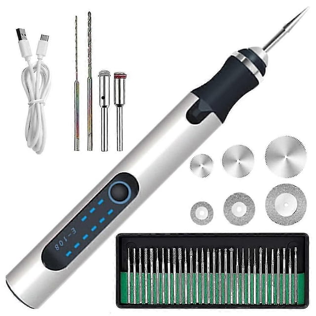 Electric Engraving Pen Cordless Mini Carving Pen 300mah Rechargeable GuanGuan