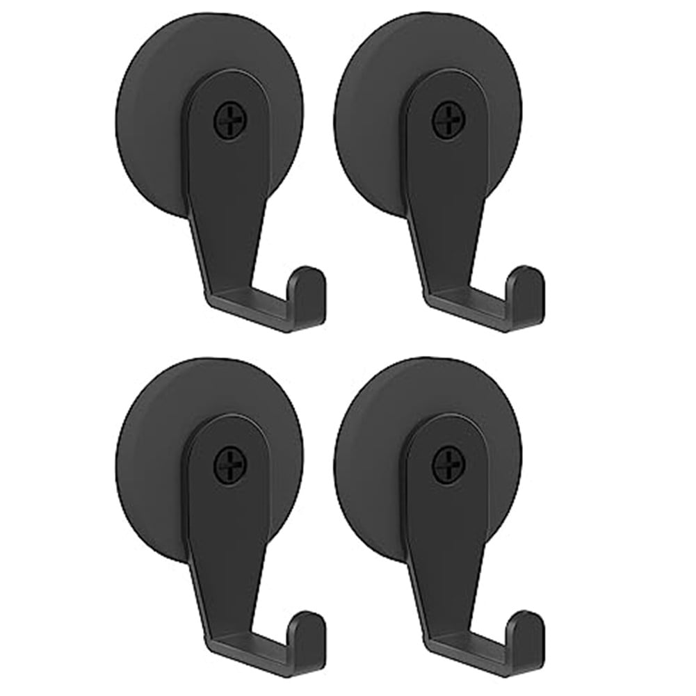 Barbecue Accessories Hook Garden 4 Pack Black For Hanging Grill Tools Grill Hooks Magnetic Non-Slip Rubber Pad