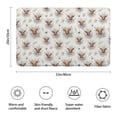 thumbnail image 3 of Highland Cow Flower Wreath Pattern Bathroom Rugs Mat,Non Slip Microfiber Bathroom Rug,Rubber Backing,Soft Bathroom Mats for Bathroom Floor,Tub and Shower,20x32in(50x80cm), 3 of 5