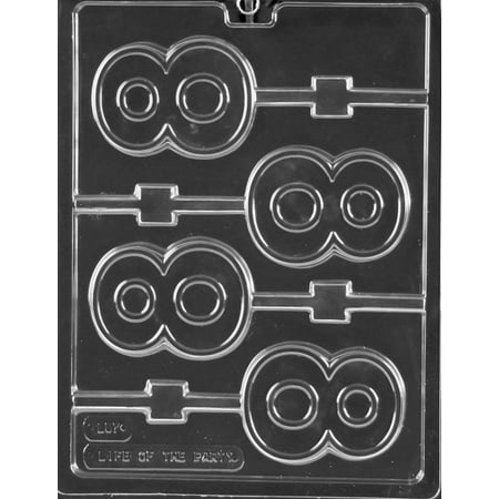 - Number 8 Eight #8 Lollipop Sucker Chocolate Mold Candy Soap Mould Birthday Wedding Party Favor m226