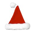 thumbnail image 7 of PMU Christmas Velvet Plush Professional Quality Santa Hat Red Christmas Celebration Costume Party Accessories Props and Party Supplies for Plays, Festivals, Photo Shoots (1/Pkg) Pkg/1, 7 of 7