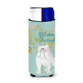 thumbnail image 1 of "Treasures Welcome Friends English Bulldog White Decorative Can Hugger, Multicolor" Caroline's Treasures BB7603MUK, 1 of 1