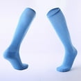 thumbnail image 2 of WEAIXIMIUNG Compression Socks for Women Wide Calf 20-30 Adult Soccer Socks Solid Color Long Comfortable Breathable Non, 2 of 4