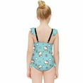 thumbnail image 2 of Hello Kitty Girls One Piece Swimsuits Hawaiian Summer Swimwear Beach Bathing Suit Outfits, 2 of 7