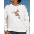 thumbnail image 2 of Ethnic Hummingbird Sweatshirt Women -Image by Shutterstock, Female XX-Large, 2 of 4