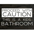 thumbnail image 2 of Jaxn Blvd. 18x15 Gold Ornate Wood Framed with Double Matting Museum Art Print Titled - Kids Bathroom, 2 of 4