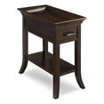 thumbnail image 1 of Leick Favorite Finds Table d'Appoint avec Bord en Cerisier Chocolat, 1 of 9
