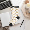 thumbnail image 6 of KLL Rabbit And Carrot Print Cool Socks Men's Women's Crew Socks Funny Crazy Novelty Stockings, 6 of 7