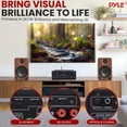 thumbnail image 7 of Pyle PDA99BU 2-Channel Home Bluetooth HiFI Audio HDMI/MP3/USB/SD/AUX FM Radio Receiver with 50 ft 16 Gauge Speaker Wire, 7 of 7