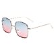 thumbnail image 2 of gafas de sol cuadradas de la playa del marco ondulado de la manera Azul rosado Sunnimix Gafas de sol, 2 of 7