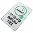 thumbnail image 1 of STRANDCHIC Sturdy Wall Sign Public Signboard Smoking Area Sign 1Pcs, 1 of 6