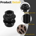thumbnail image 3 of M5 x 6mm 10Pcs Phillips Flanged Hex Bolts with Nuts, Flat & Lock Washers, Black, 3 of 6
