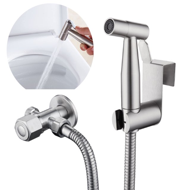 Bidet Hand Shower For Toilet Sprayer Premium Stainless Steel Sprayer Complete Bidet Set For Toilet