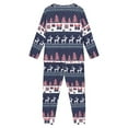 thumbnail image 2 of FKELYI Size 13-14 T Long Sleeve Pjs 2 Pieces Lightweight Xmas Tree Kids Pj Pants Casual Christmas Reindeer Party Sleepwear Pj Set, 2 of 5