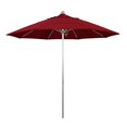 thumbnail image 3 of California Umbrella Venture 9' Silver Market Umbrella in Red, 3 of 4