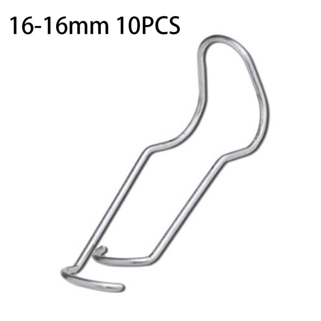 10 Pcs Ressort de Serre en Acier à Ressort Clip de Ressort Boucle en Fil d'Acier