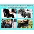 thumbnail image 3 of Office Chair Cushion,Memory Foam Cushion Gel Seat Cushion Tailbone Pain Relief Cushion for Long Sitting Back,Sciatica,Coccyx,Tailbone Pain Relief Pillow,Black, 3 of 12