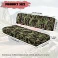 thumbnail image 7 of Uorisanigo UTV Seat Covers Set Scratch-Proof Polyester Material, Camouflage Skull Deer Mule Bench Seat Cover Fits for Kawasaki Mule 4010 4x4 SE 2016-2018, UTV Accessories for All Seasons, 7 of 7