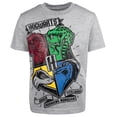 thumbnail image 5 of Harry Potter Gryffindor Hufflepuff Slytherin Ravenclaw Little Boys Graphic T-Shirt French Terry Shorts Set Gray/Maroon 7-8, 5 of 5