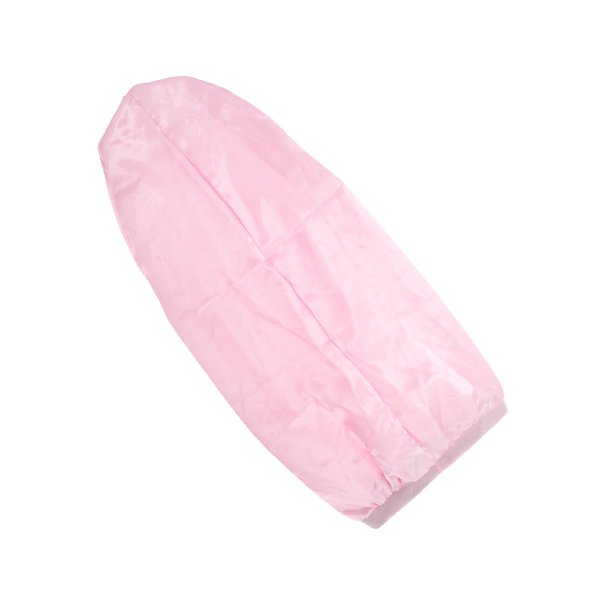 Unique Bargains Women Simulated Silk Print Shower Cap for Bathroom 1 Pc Pink