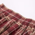 thumbnail image 4 of XIAONU Womens Skirts Plaid Print Tie Waist A Line Skirt Trendy Streetwear Mini Skirts For Hot Girls Casual Daily Wear, 4 of 6