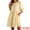 Pale Yellow, variant on DARING DIVA Casual Scoop Neck Pocket Babydoll Dress XS Black