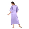 thumbnail image 6 of Oussum Women's Kaftans Plus Size Satin Long Maxi Caftans Casual Dresses Online, 6 of 7