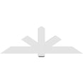 thumbnail image 4 of 72"W x 24"H x 2"D x 6"F, 8/12 Pitch, Kennewick Architectural Grade PVC Gable Bracket, 4 of 8