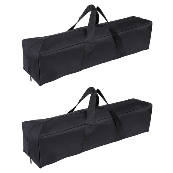Uxcell Camp Chair Replacement Bag, Camping Folding Chair Bag with Handle Strap, 26 x 6 x 6 Inch for Outdoor (2 Pack, Black)
