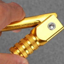 LOLIPPYY 1Set Golden Aluminum Motorbike Gear for Dirt Bikes