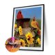 thumbnail image 2 of Cuadros Decorativos Kit de diamantes de imitación de taladro redondo completo de pájaro de girasol de pintura de diamante (A4073) Likrtyny embutido en tela, 2 of 9