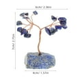 thumbnail image 2 of PAMINGONO 1Set Blue Lapis Crystal Tree Of Life Decorations For Home Office Desktop, 2 of 8