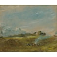thumbnail image 3 of John Constable 14x12 Black Modern Framed Museum Art Print Titled - Hampstead Heath, with a Bonfire (ca. 1822), 3 of 5