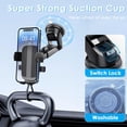 thumbnail image 3 of Car Phone Mount Long Cup Sucker Car Phone Holder Stand Mobile Cell Support, 3 of 7