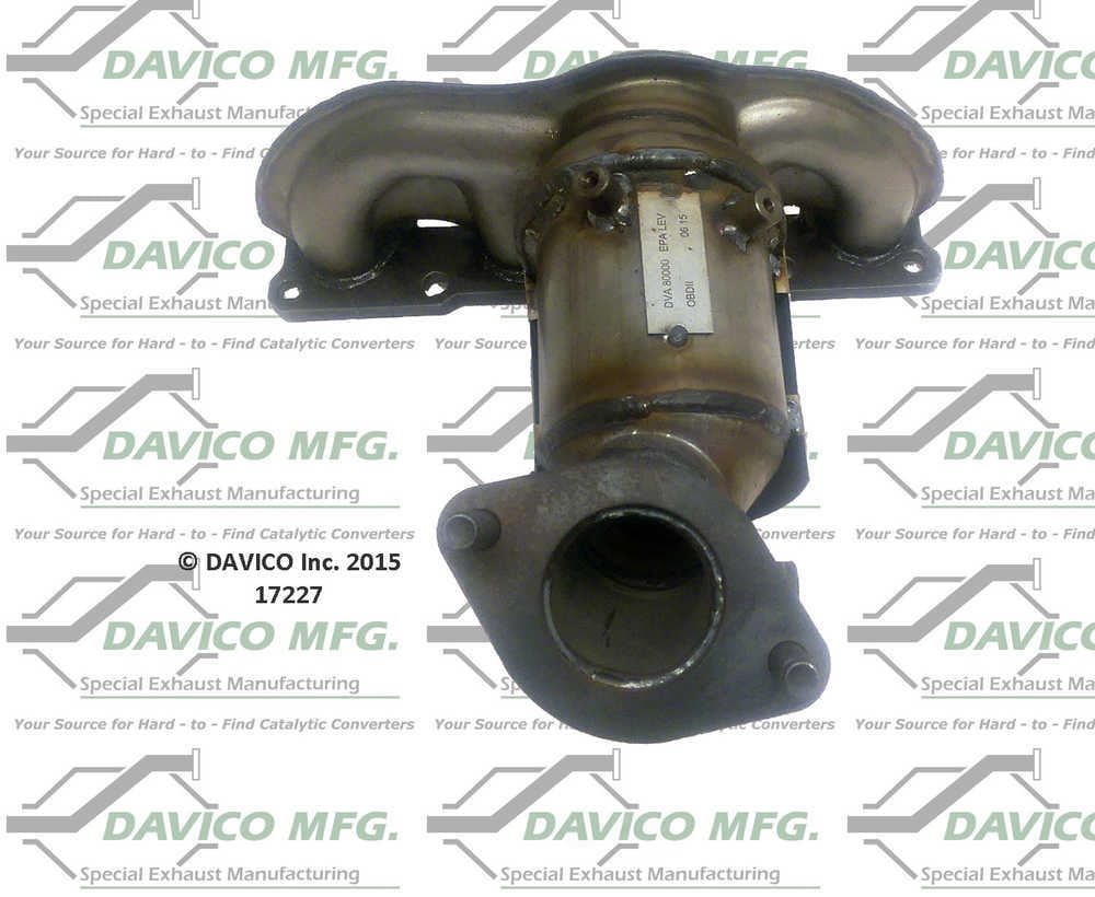 Davico Mfg Catalytic Converter P/N:17227 Fits select: 2011-2015 KIA SORENTO, 2010-2012 HYUNDAI SANTA FE