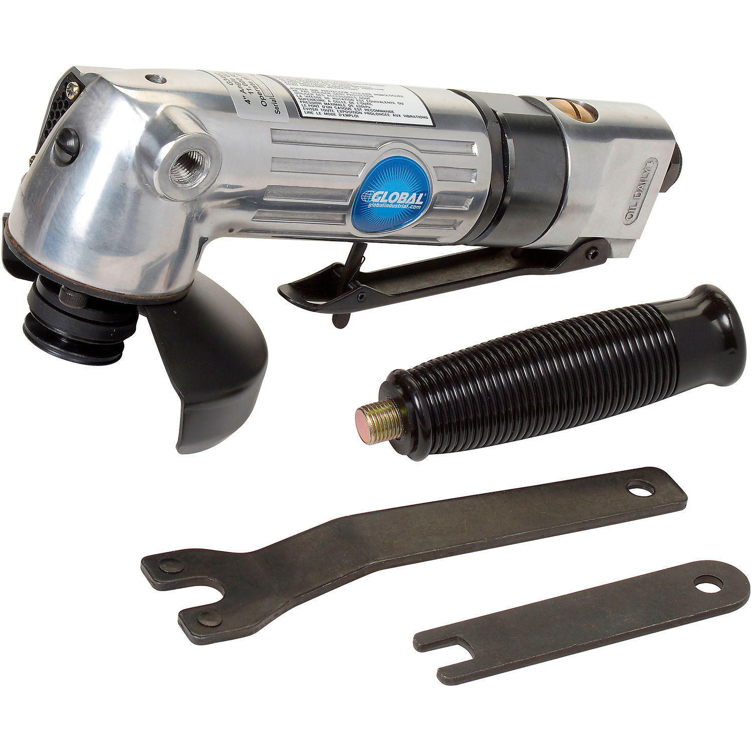 Global Industrial 4" Right Angle Air Grinder, 11,000 RPM
